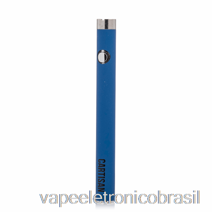 Vape Eletronico Cartisan Slim Button 280 510 Bateria Azul